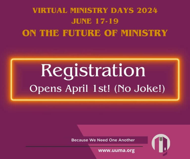 Ministry Days Registration Now Open!