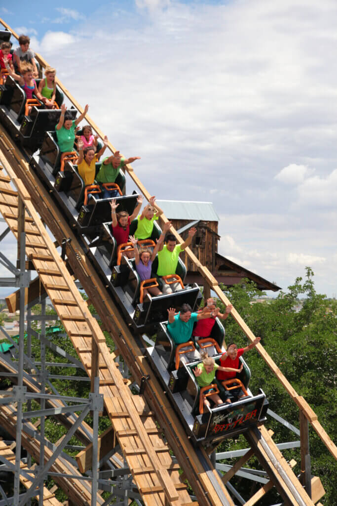 Rattler Roller Coaster Photo Credit: Cliff’s Amusement Park