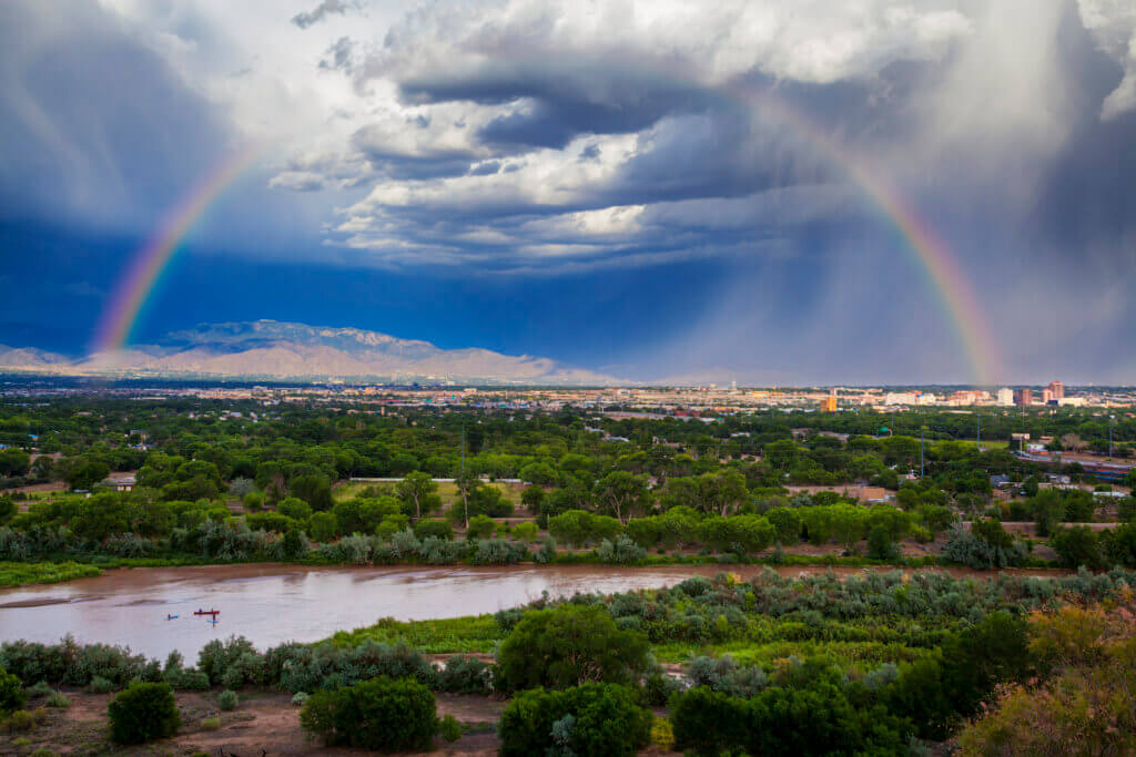 Rio Grande with Rainbow, Photo Credit: MarbleStreetStudio.com