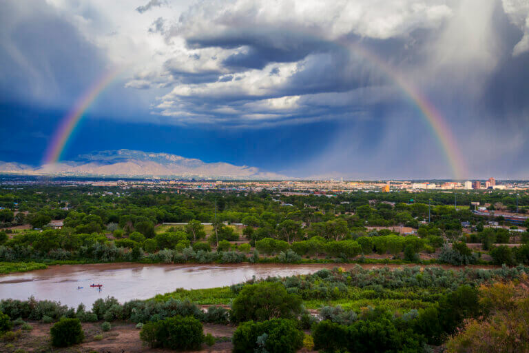 Rio Grande with Rainbow, Photo Credit: MarbleStreetStudio.com